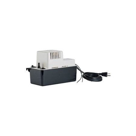 Little Giant VCMA-20ULS Series Automatic Condensate Removal Pump, 1.5 A, 115 V, 0.33 hp, ABS/Stainless Steel VCMA-20ULS 115V 60HZ